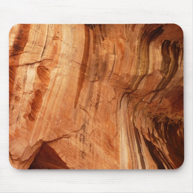 Striped Rock of Double Arch Alcove I from Zion Mouse Mat (Front)