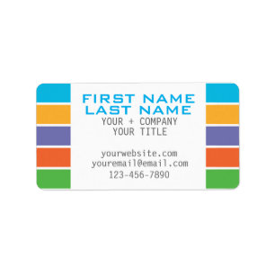 Striped RODAN + FIELDS Inspired Label