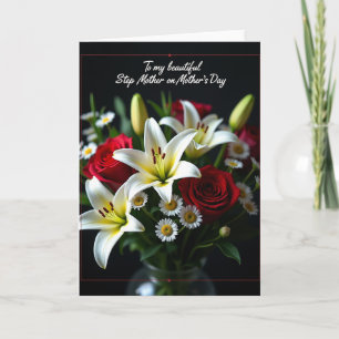 Striped Roses Appreciation Card