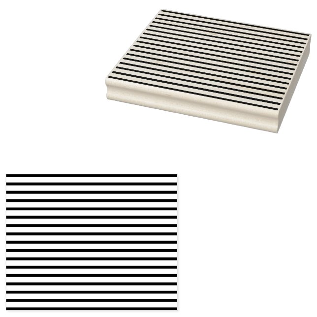 Striped  rubber stamp (Stamped)