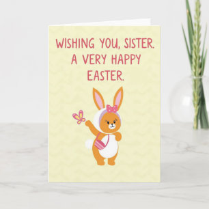 Striped Satchel Rabbit Card