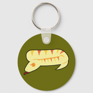 Striped Snake Key Ring