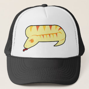 Striped Snake Trucker Hat