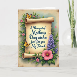 Striped Spring Garden Card