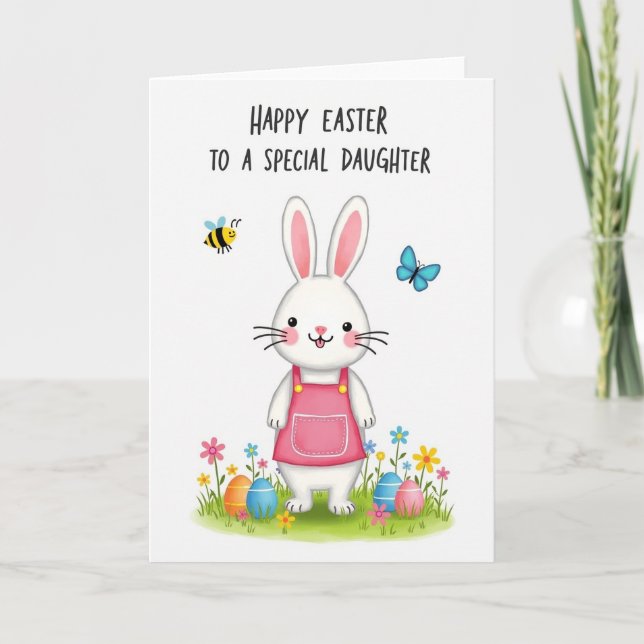 Striped Springtime Joy Card (Front)