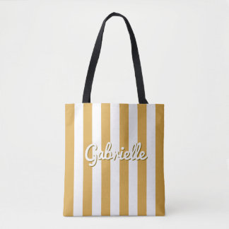 Striped Summer Sunset Girls Trip Travel Tote Bag