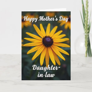 Striped Sunlit Blossom Card