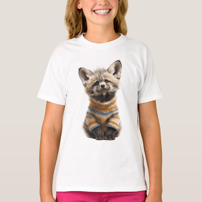 Striped Sweater Fox Kids (Front)