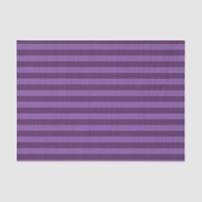Striped Sweater Knit - Two-Tone Purple Knitting Tissue Paper (Front)