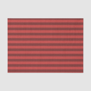 Striped Sweater Knit - Two-Tone Red Holiday Tissue Paper