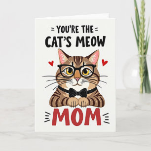 Striped Tabby Mum Card