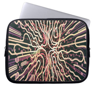 Striped texture laptop sleeve