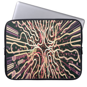Striped texture laptop sleeve