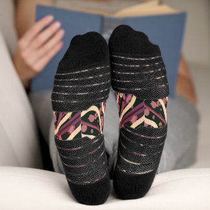 Striped texture socks