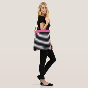 Striped Tote Bag