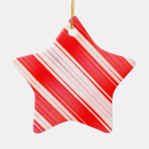 Striped Treats Ceramic Tree Decoration