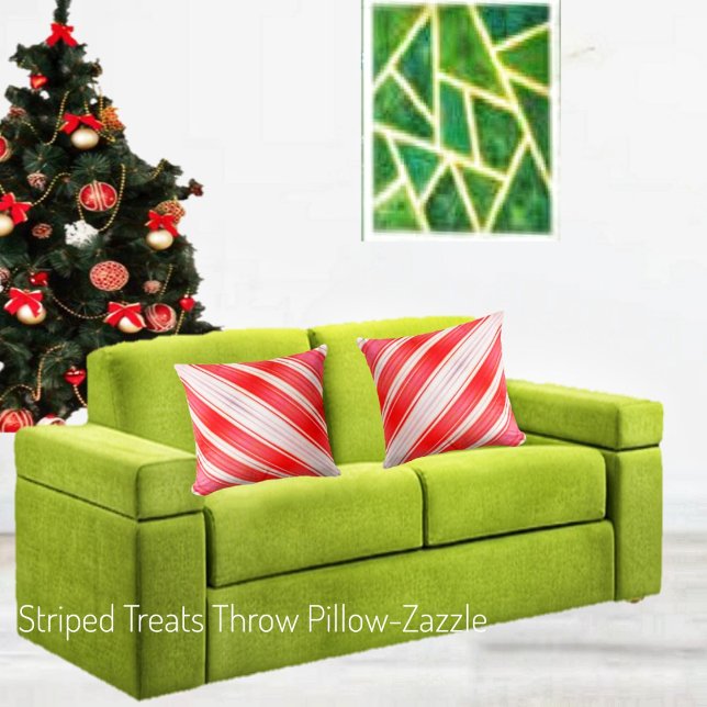 Striped Treats Cushion (Creator Uploaded)