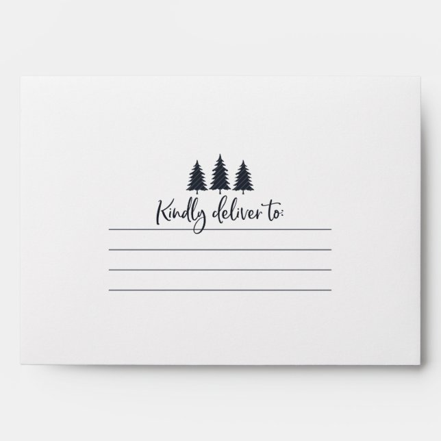 Striped Trees - Kindly Deliver To Envelope (Front)