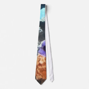 Striped Tropical Fish Frontosa Tie
