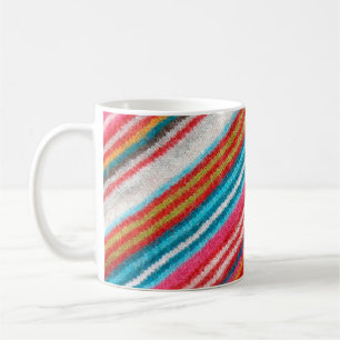 Striped woolen fabric. More fabrics in my port. Coffee Mug