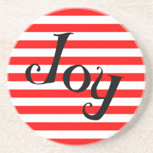Striped Xmas Coaster