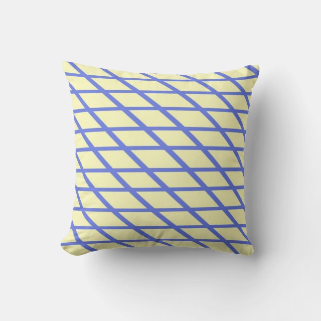 stripes abstract art cushion (Front)
