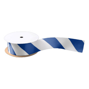 STRIPES adjustable Blue Satin Ribbon