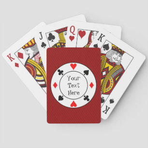 Stripes and Chip Playing Cards