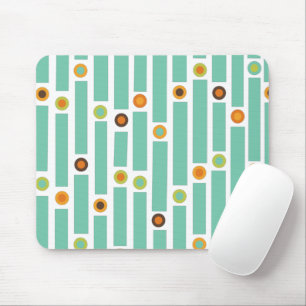 Stripes and Circles Mouse Mat