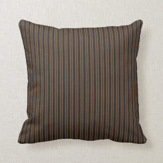 Stripes and Diamonds Throw Pillow