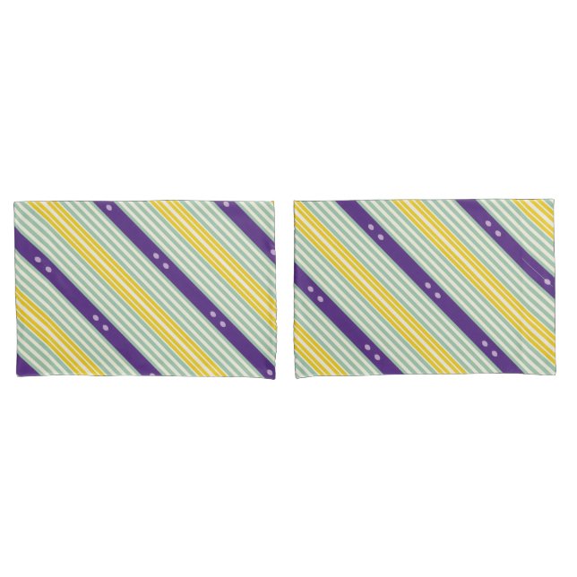 Stripes and dots pillowcase (Front-Set)