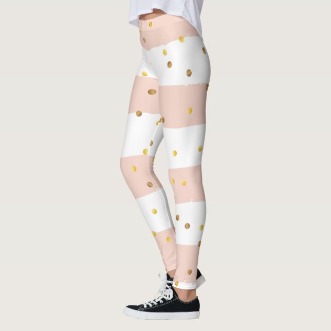 Stripes and Polka Dots Leggings (Left)