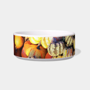 Stripes And Pumpkins  Bowl