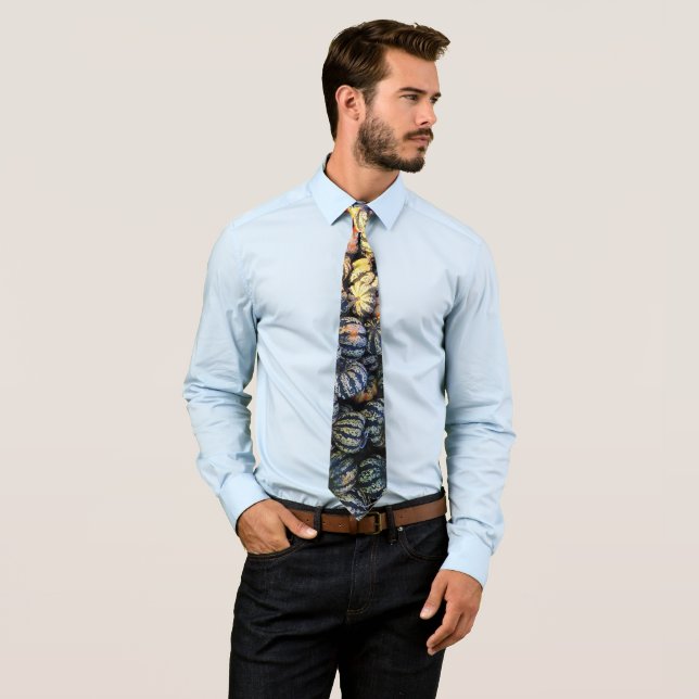 Stripes And Pumpkins  Tie (In Situ)