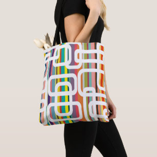 Stripes and Rectangles  Tote Bag