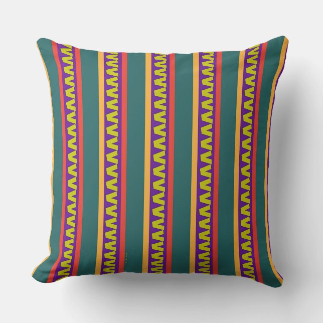 Stripes And Symbols Cushion (Front)