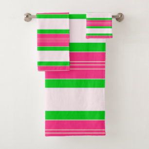 Stripes Bath Towel Set