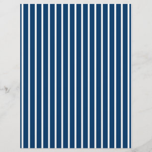 Stripes Blue White Baby Scrapbook Paper