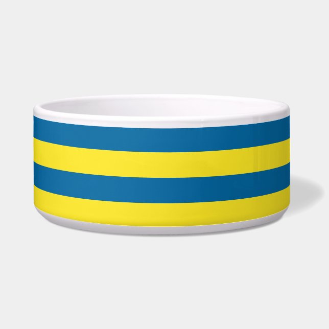 Stripes | Blue & Yellow | Customisable (Front)