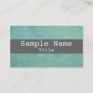 stripes business card template teal and grey