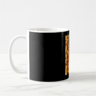 Stripes cosy season alligator fall pumpkin coffee mug