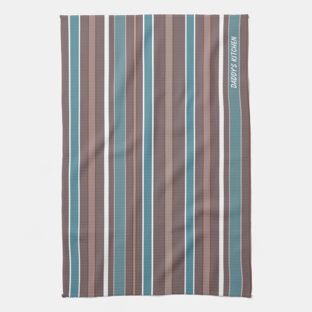 STRIPES DADDY's KITCHEN adjustable Tea Towel (Vertical)