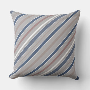 Stripes Diagonal Pattern with any Colour Cushion