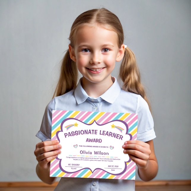 Stripes Editable Funny Clssroom Award (Stripes Editable Funny Clssroom Award)