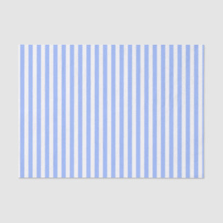 Stripes Even Light Blue and White. Tissue Paper