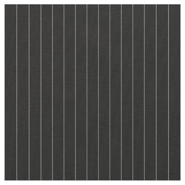 Stripes Fabric, Black-White 03 Fabric (Close Up)