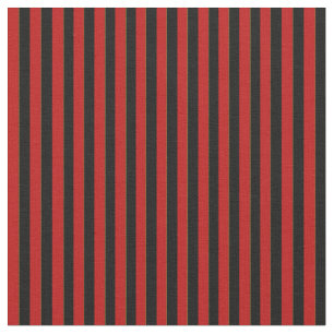 Stripes Fabric, Red and Black Fabric