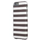Stripes French Roast Brown iPhone 6 case
