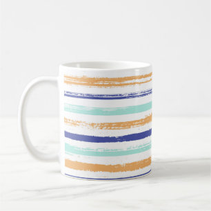 Stripes geometric textile seamless vintage pattern coffee mug
