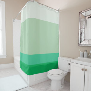 Stripes Green eggshell coriander : Spring Palette Shower Curtain